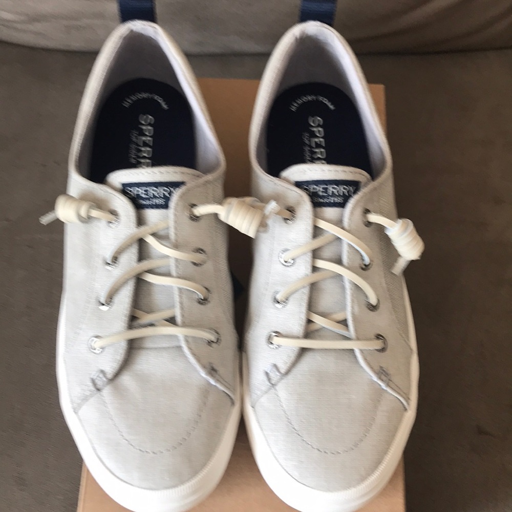 Sperry Crest Vibe Light Grey size 7.5